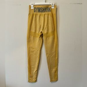 Yellow Gymshark Activewear Leggings